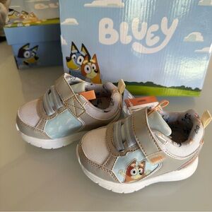 Bluey Kids Sneakers - White and Blue